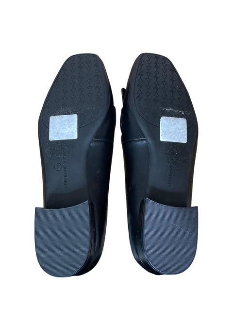 Calzado Adrienne Vittadini Geryl Kilt Fringe Loafers Negro-Talla 7