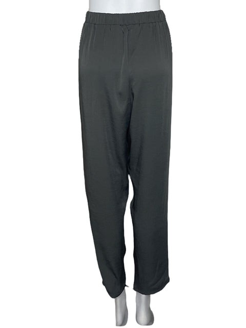 Pantalón Tyche Fluido Pinza Gris-Talla L