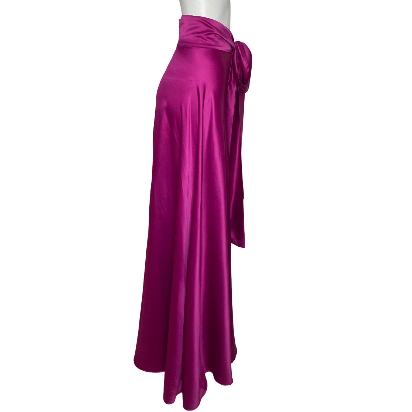 Falda Mariana Camacho Liso Rosado-Talla S