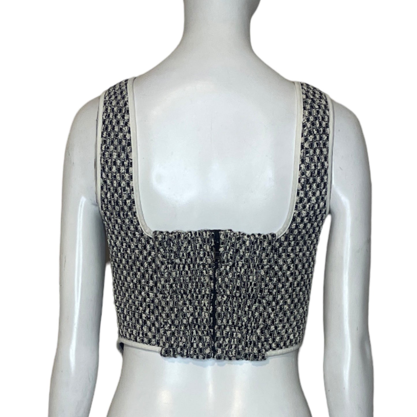 Top C/Meo Collective Lejido Negro-Talla M