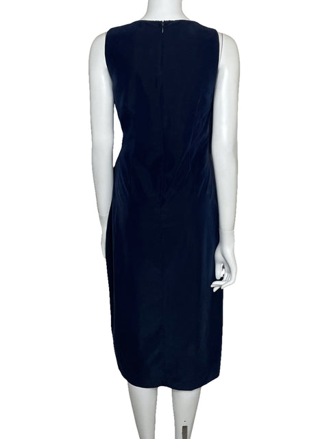 Vestido DKNY Midi Sin Mangas Azul-Talla 6