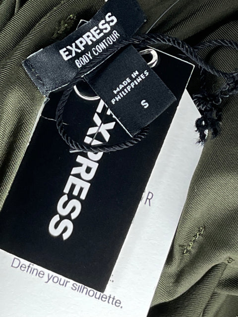Top Express Drapeado Tirantes Verde-Talla S