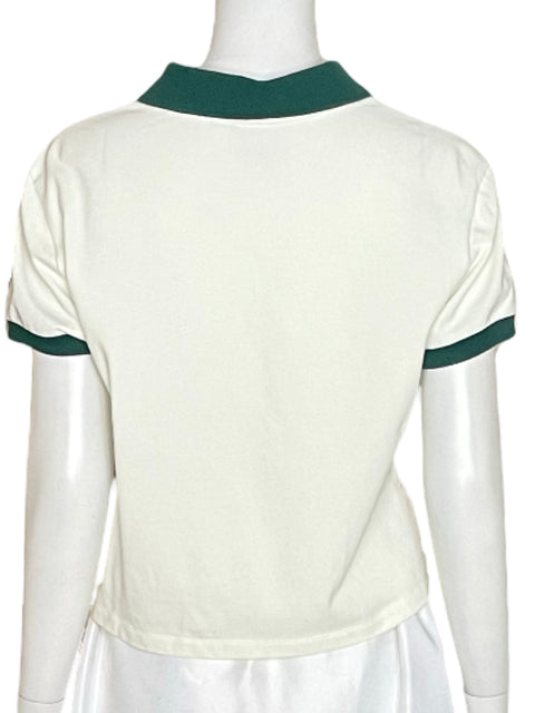 Top Adidas Polo Blanco-Talla L
