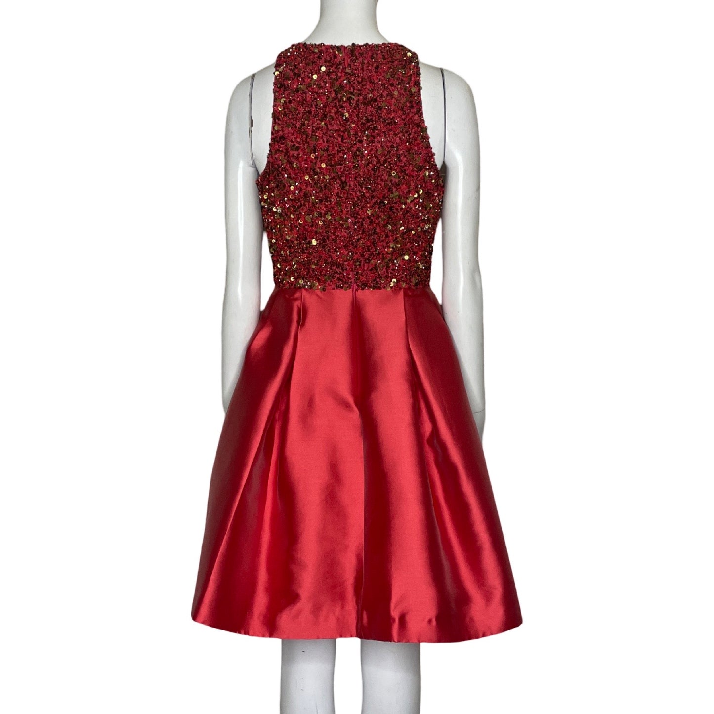 Vestido Theia Lentejuelas Naranja-Talla 4