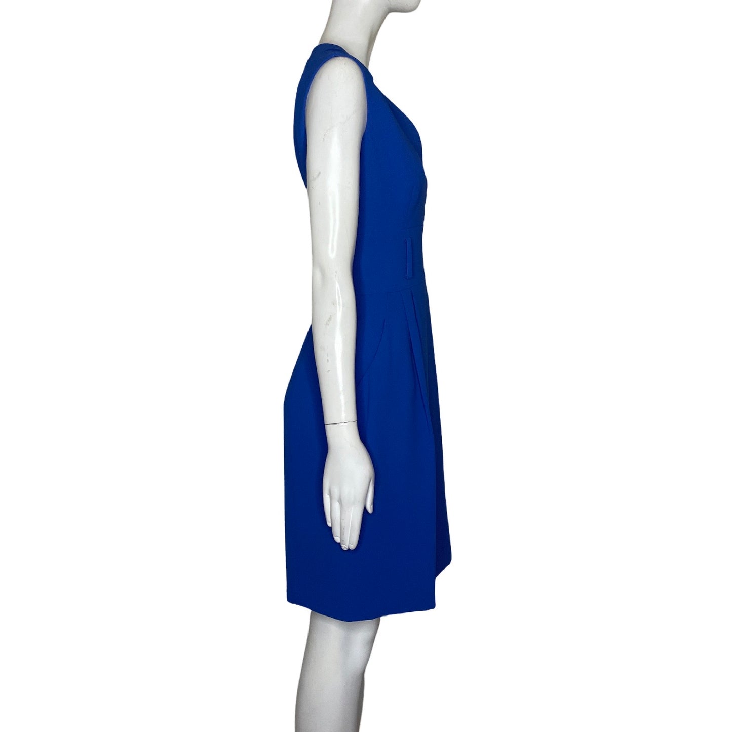 Vestido Adolfo Dominguez Cuello V Azul-Talla 36