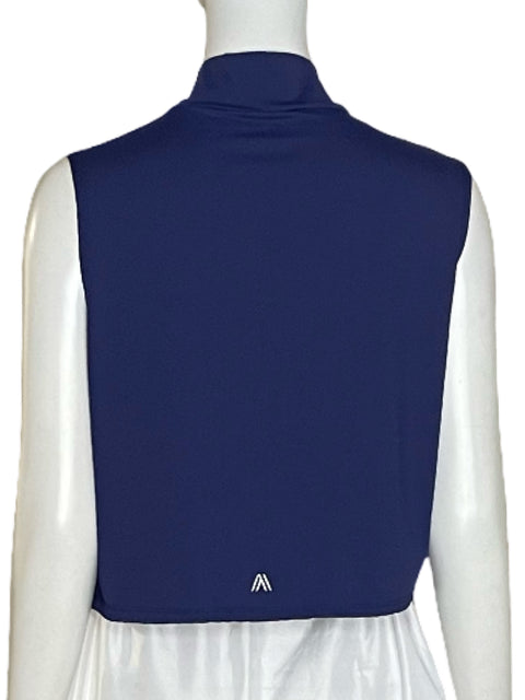 Top Levá Turtlle Neck Azul-Talla L