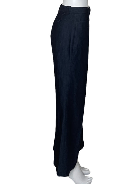 Pantalón Calvin Klein Fluido Palazzo Azul-Talla XL