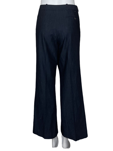 Pantalón Calvin Klein Fluido Palazzo Azul-Talla XL