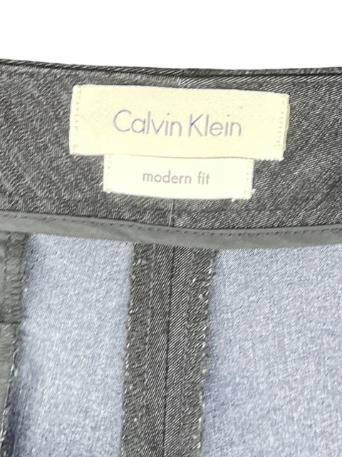 Pantalón Calvin Klein Fluido Palazzo Azul-Talla XL