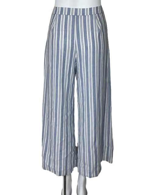 Pantalón Vince Camuto Raya Palazzo Azul-Talla 6