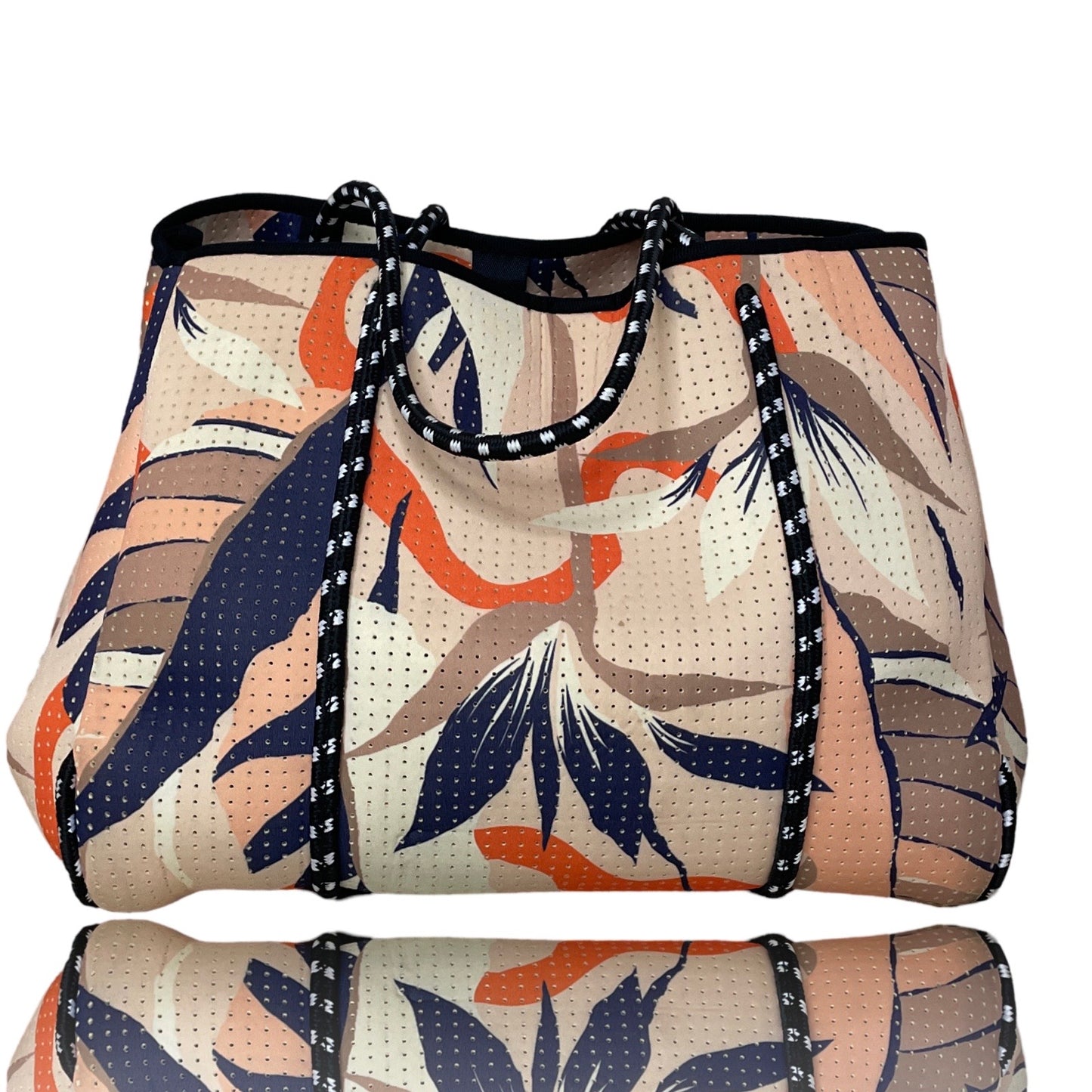 Cartera Popups Floral Tote Naranja - Talla U