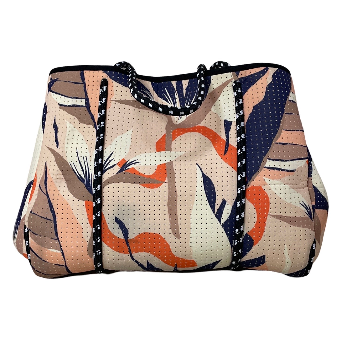 Cartera Popups Floral Tote Naranja - Talla U
