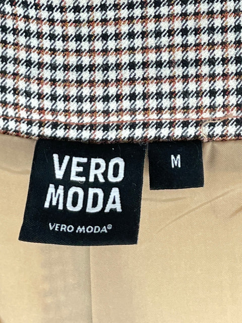 Faldashort Vero Moda Cuadros Beige-Talla M