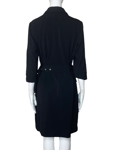 Vestido Michael Kors Cremallera Bolsillo Negro-Talla M