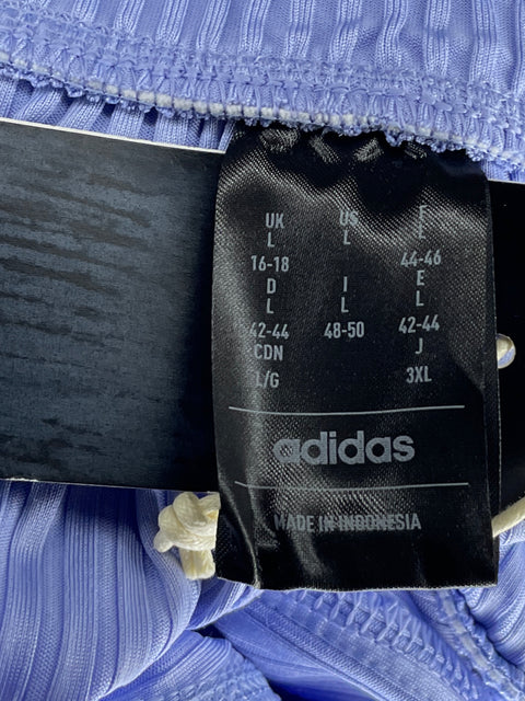 Short Adidas Pacer Rib Azul-Talla L