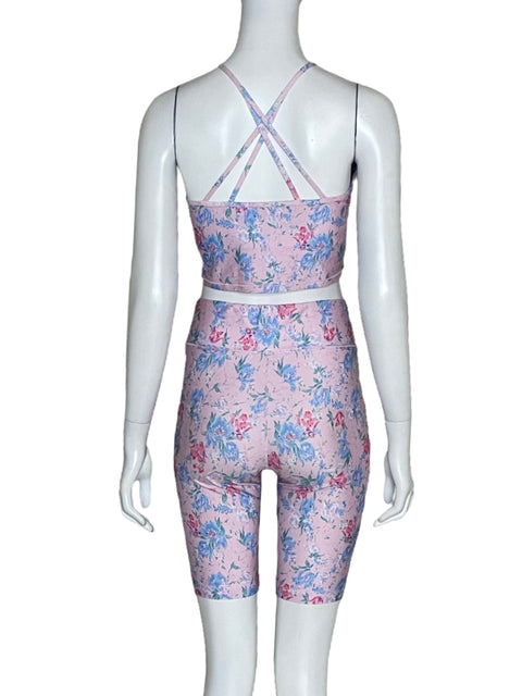 Set LoveShackFancy Deportivo Floral
Rosado-Talla L