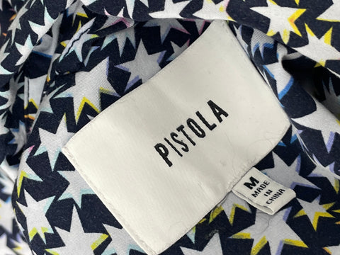 Mono Pistola Bolsillos Estampado Azul-Talla M