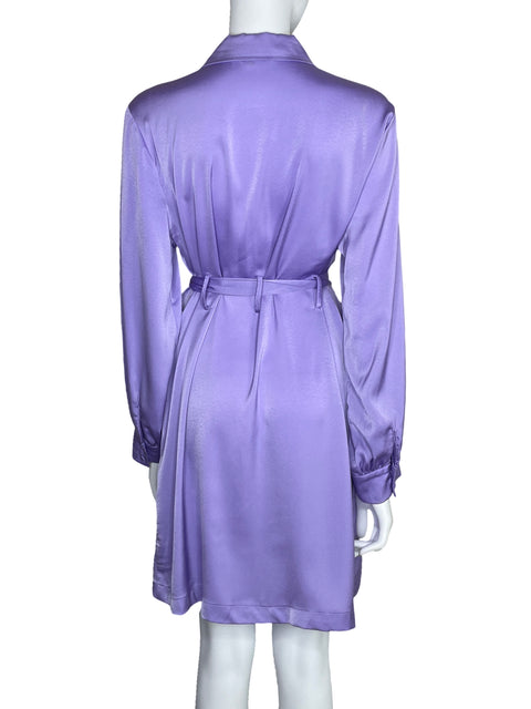 Vestido Strut & Bolt Bolsillos Zipper Morado-Talla L