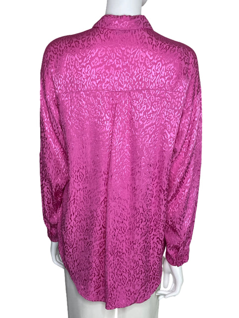 Camisa M&S Collection Animal Print Rosado-Talla 38