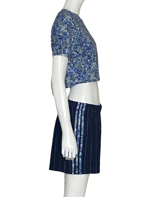 Set Adidas Original Liberty London Tonal Cali
Floral Azul-Talla L