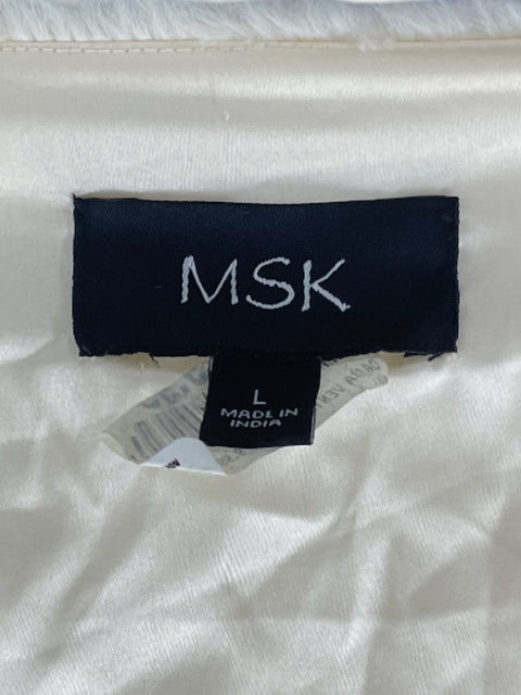 Bolero MSK Cruzado Blanco-Talla L