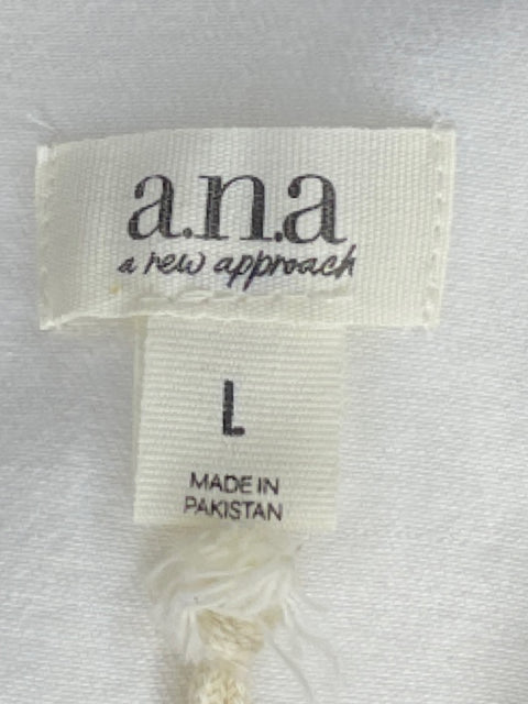 Chaqueta Ana A New Approach Denim Bolsillo Blanco-Talla L