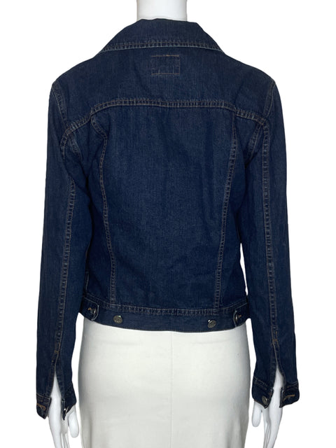 Chaqueta Calvin Klein Denim Bolsillo Azul-Talla S