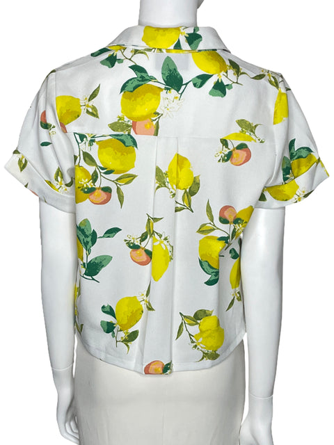 Camisa The Moon Limones Blanco-Talla U