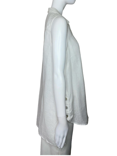Blusa J.Jill Sin Mangas Blanco-Talla M