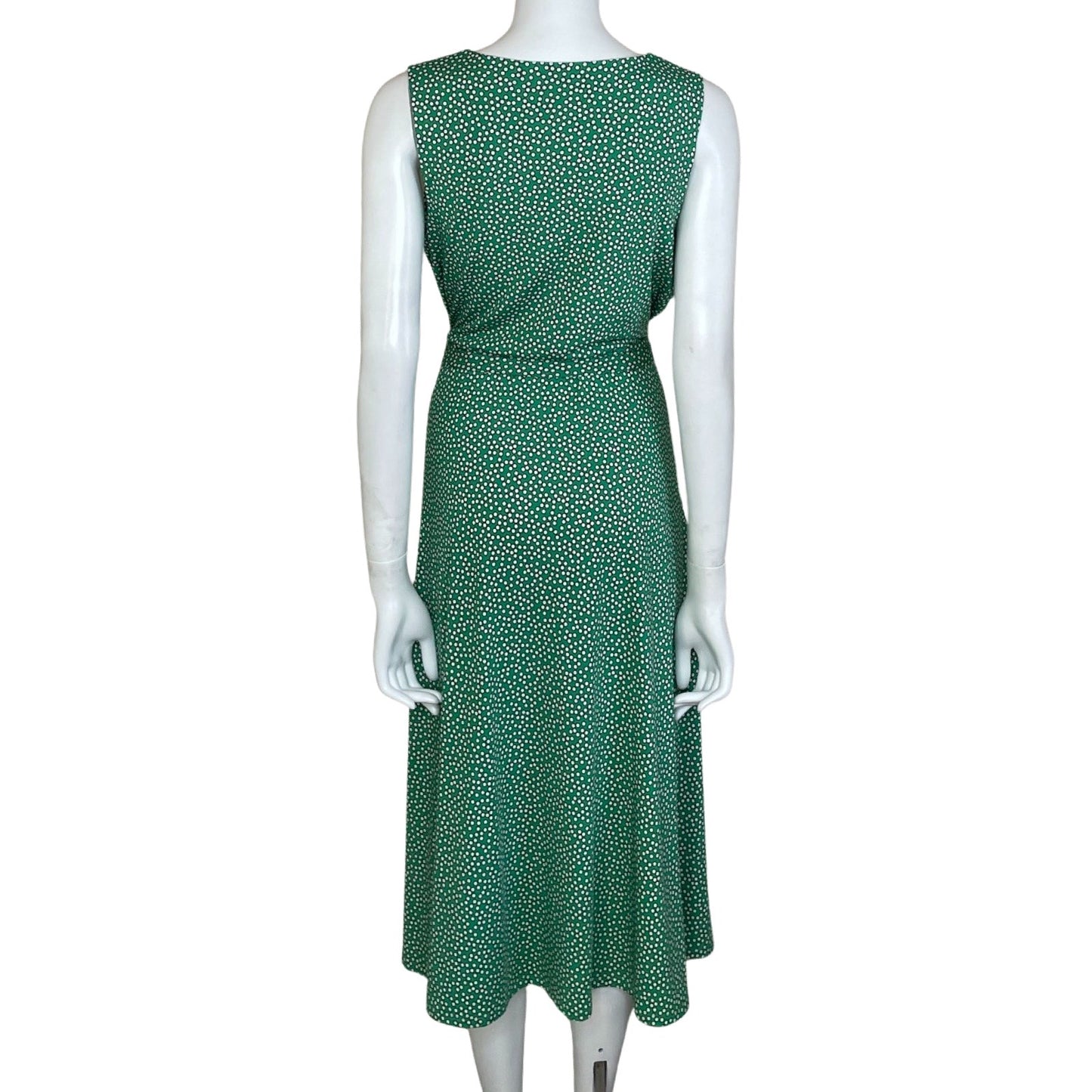 Vestido Tiana B. Puntos Sin Mangas Acampanado
Verde-Talla 10