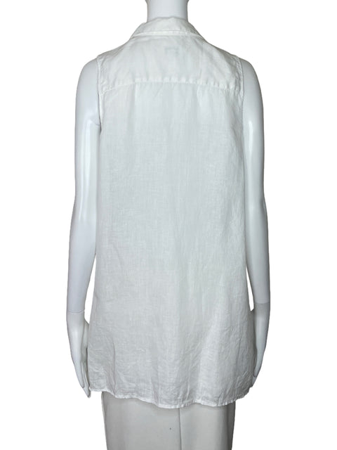 Blusa J.Jill Sin Mangas Blanco-Talla M
