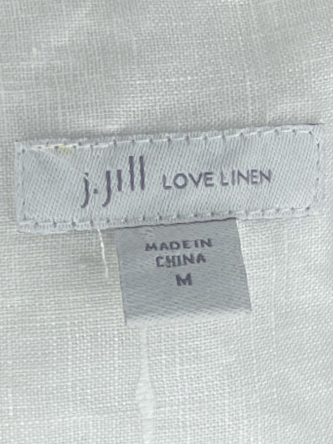 Blusa J.Jill Sin Mangas Blanco-Talla M