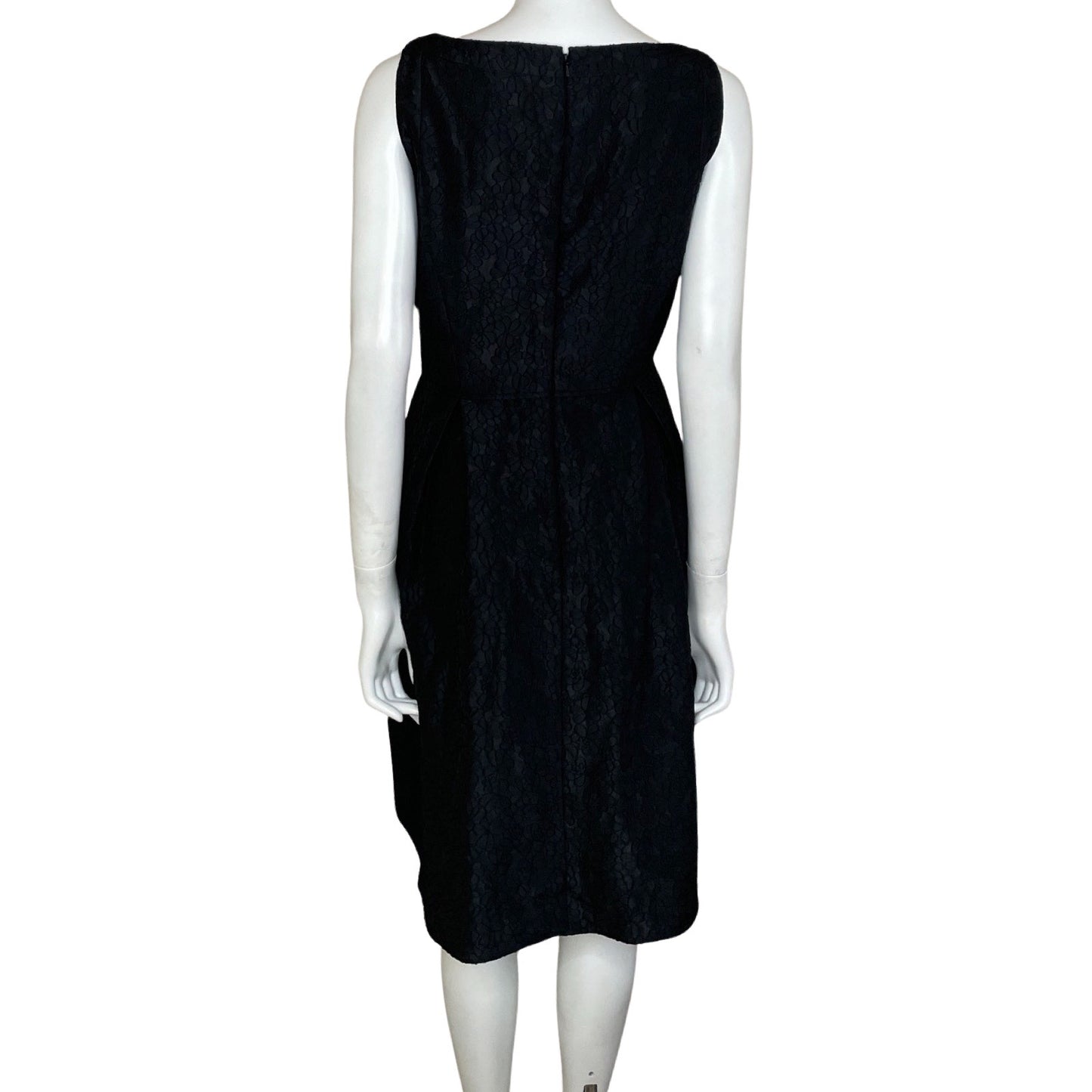 Vestido Adriana Papell Flores Estampado Sin
Mangas Negro-Talla 48