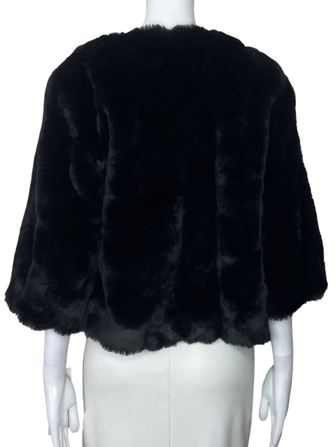Chaqueta Calvin Klein Faux Fur Negro-Talla L