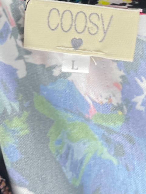 Blusa Coosy Estampado Azul - Talla L
