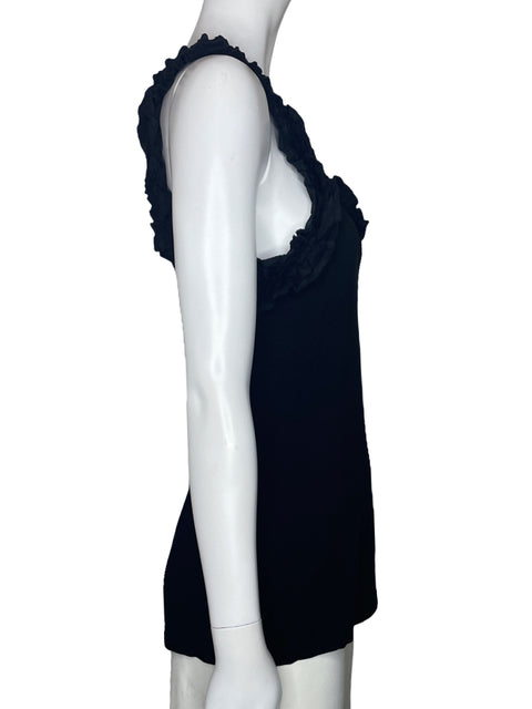 Blusa BCBG One Shoulder Vuelo Negro-Talla S