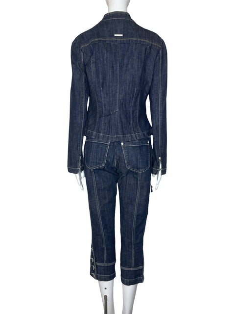 Set DKNY Denim Bolsillo Azul-Talla M