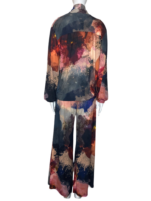 Set Julian Chang Estampado Magas Negro-Talla M