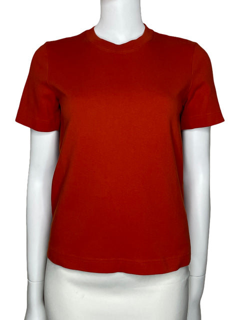 Sueter Massimo Dutti Casual Manga Corta Naranja-Talla XS