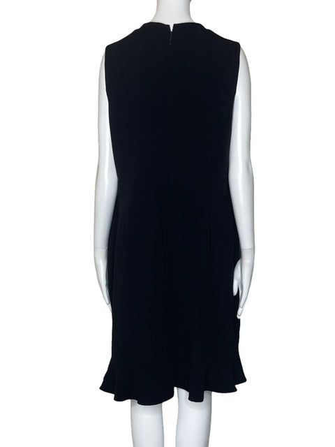 Vestido Karl Lagerfeld Cuello V Negro-Talla M