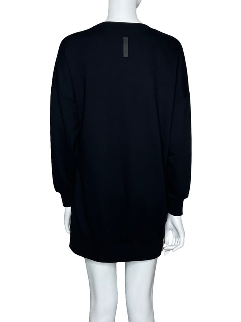 Vestido Soul Of Mu Manga Larga Negro-Talla L