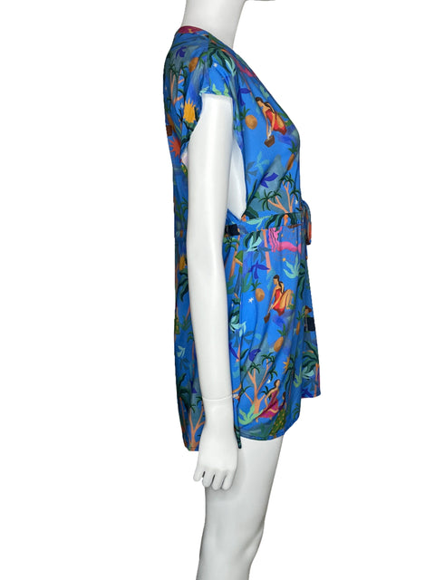 Vestido Blueman Simpatía Estampado Azul-Talla 10