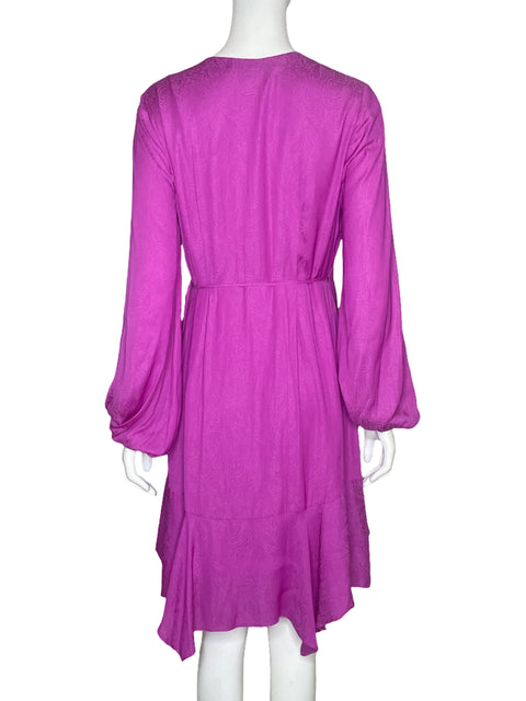 Vestido Guess Estampado Fucsia - Talla M