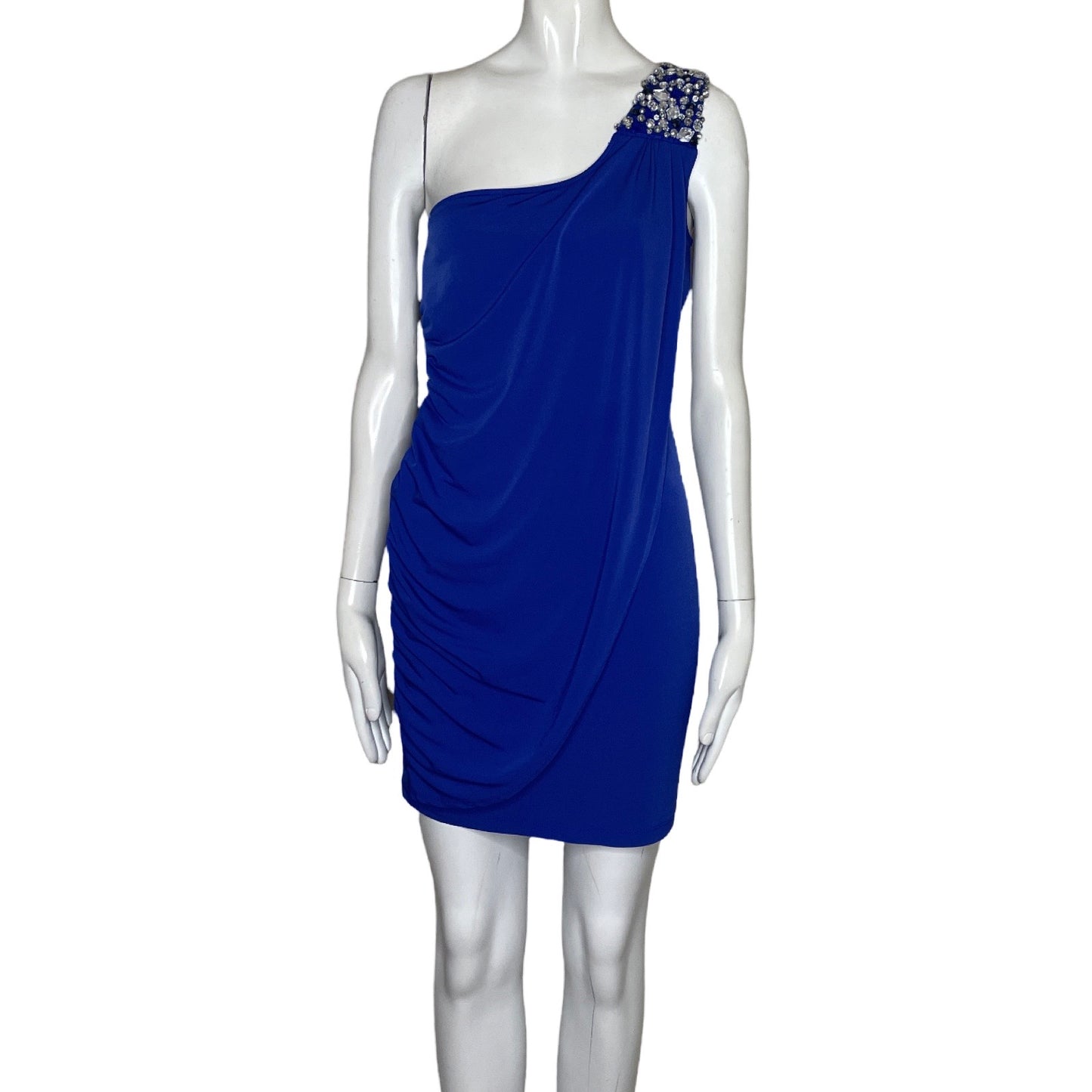 Vestido Tesoro TPS One Shoulder Azul-Talla S