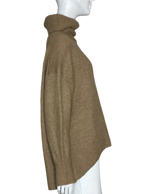 Abrigo French Connection Turtle Neck Beige-Talla XS