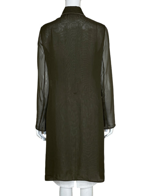 Cardigan Diane Von Furstenberg Verde-Talla 10