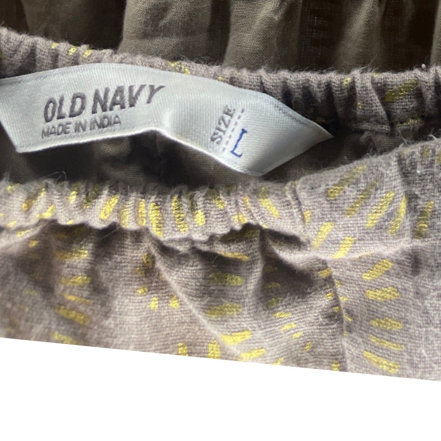 Vestido Old Navi Tiras Cruzadas Marron-Talla L