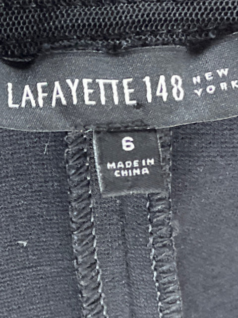 Vestido Lafayette 148 Mini Negro-Talla 6