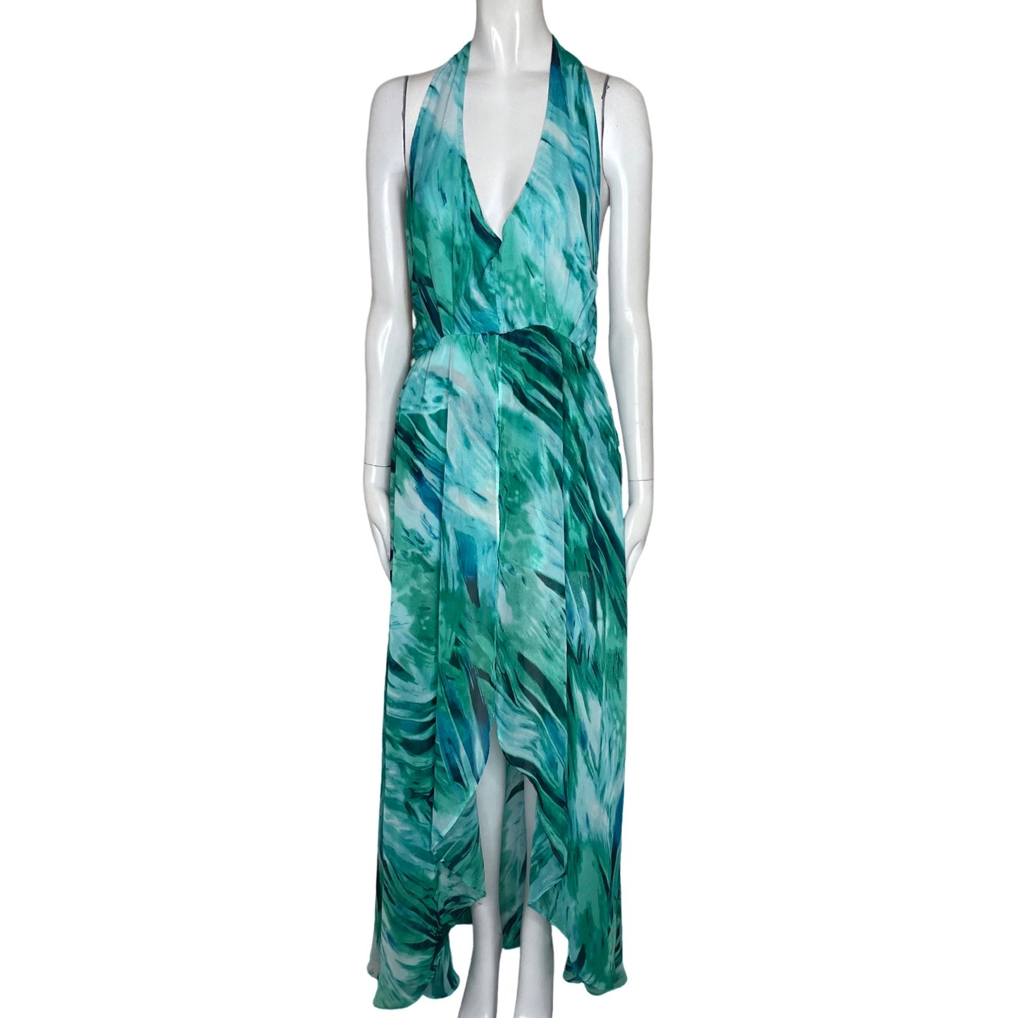 Romper Luxxel Espalda Descubierta Verde-Talla L