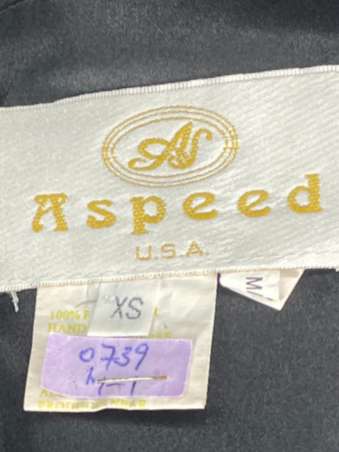 Vestido Aspeed Plizado Lentejuelas Morado-Talla XS